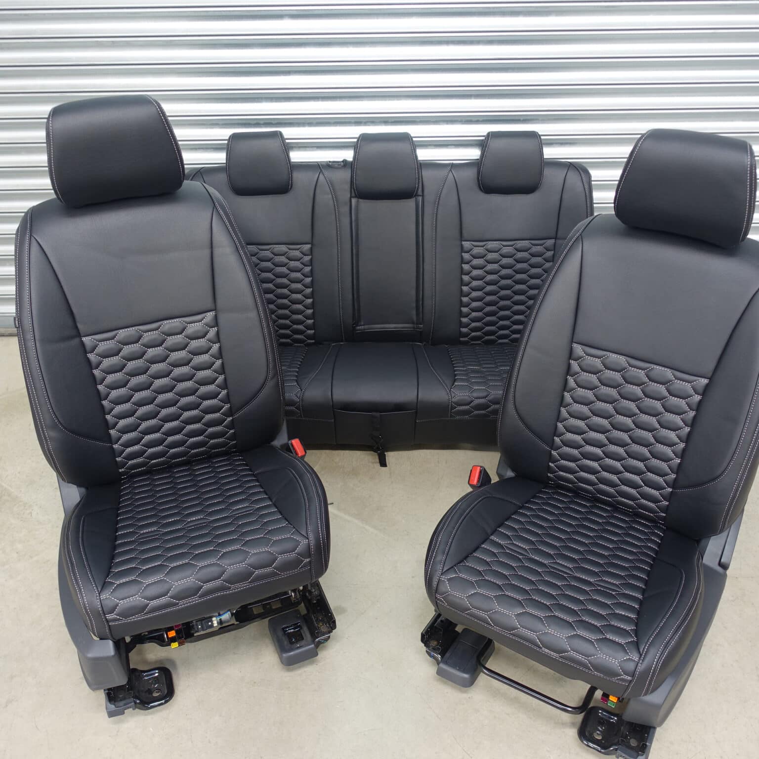 Home 6 Ford Ranger ezee seat covers, available in grey and orange stitching
